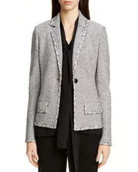 St. John Collection Luxury Crepe Tweed Knit Jacket
