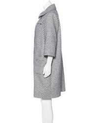 Chanel 2016 Striped Tweed Coat