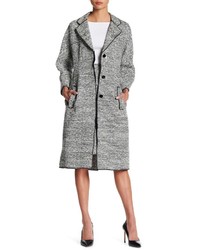Oscar de la Renta 34 Length Sleeve Tweed Coat