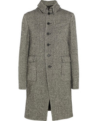 Joseph Cardiff Herringbone Wool Blend Tweed Coat