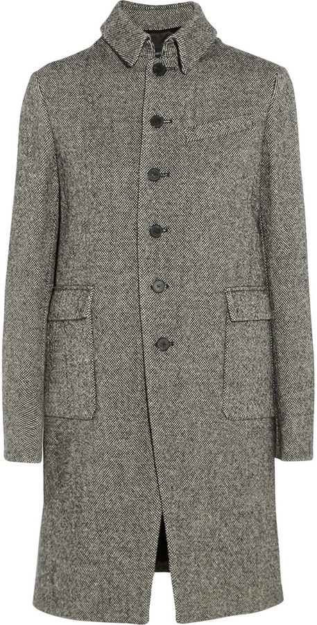 Joseph Cardiff Herringbone Wool Blend Tweed Coat | Where to buy ...