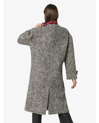 Adaptation Double Breasted Tweed Wool Coat