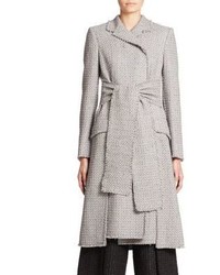 Proenza Schouler Fringed Tweed Coat