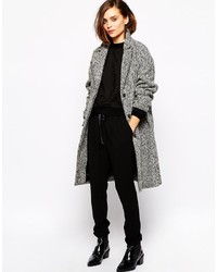 Selected Ninna Coat In Textured Tweed