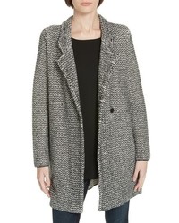Eileen Fisher Organic Cotton Blend Tweed Coat