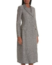 Lela Rose Sequined Tweed Seamed Coat
