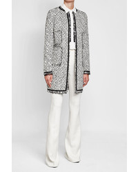 Giambattista Valli Tweed Coat With Cotton And Virgin Wool