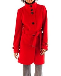 jcpenney Worthington Belted Wool Blend Coat Talls