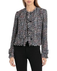 Bagatelle Collarless Tweed Jacket