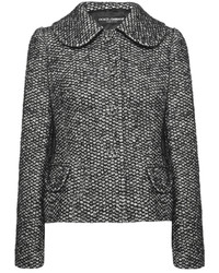 Dolce & Gabbana Crystal Embellished Boucl Tweed Jacket