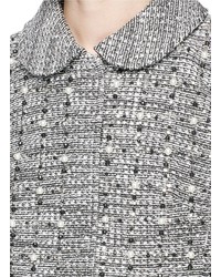St. John Pearl Bead Tweed Knit Jacket