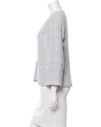 Chanel Tweed Open Front Jacket