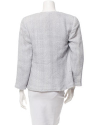 Chanel Tweed Open Front Jacket