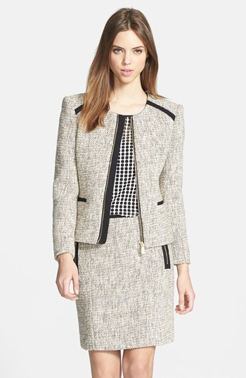 Vince Camuto Tweed Jacket 14, $189 | Nordstrom | Lookastic