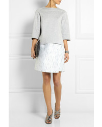 Calvin Klein Collection Bago Tweed Wrap Mini Skirt