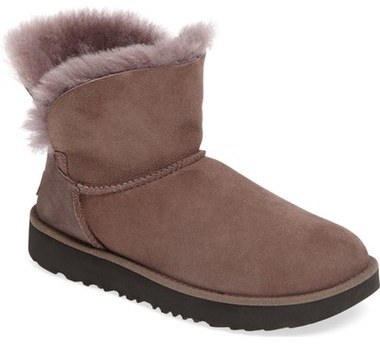 ugg classic cuff mini grey