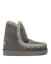 Mou Grey 18 Ankle Boots
