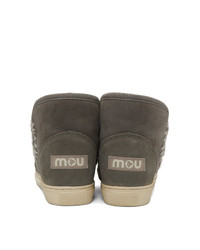 Mou Grey Mini Sneaker Boots