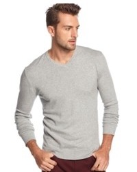 Alfani Sweater V Neck Solid Sweater