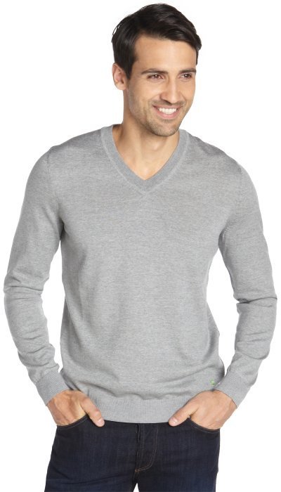 BOSS - V-neck sweater in wool