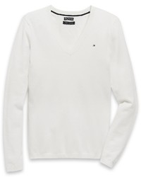 Tommy Hilfiger Classic V Neck Sweater, $54 | Hilfiger | Lookastic