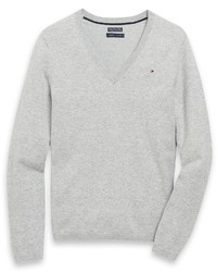 tommy hilfiger grey sweater women's