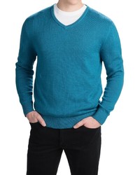 Pendleton Cotton Cashmere Sweater V Neck