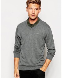 Esprit Cotton V Neck Knitted Sweater