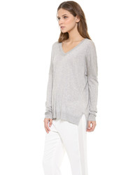 Vince Double V Neck Sweater