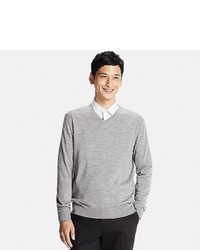 Uniqlo Extra Fine Merino V Neck Sweater