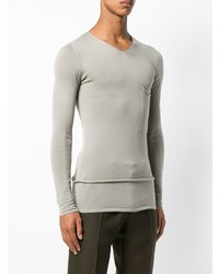 Rick Owens Fine Knit Fitted Sweater