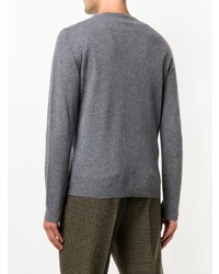 Roberto Collina Fine Knit V Neck Sweater