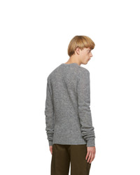 DSQUARED2 Grey Alpaca Knit Sweater