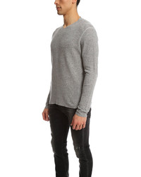 Hannes Roether V Neck Waffle Sweater