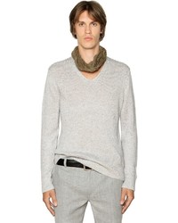 John Varvatos Linen Silk Knit Sweater