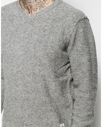 Bellfield Marl V Neck Sweater