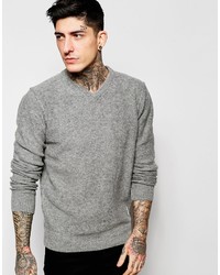 Bellfield Marl V Neck Sweater