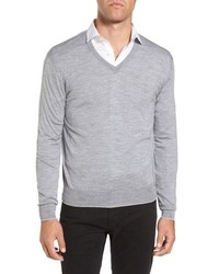 Eleventy Merino Wool Silk Tipped Sweater