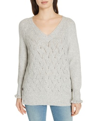 Rebecca Taylor Side Button Sweater