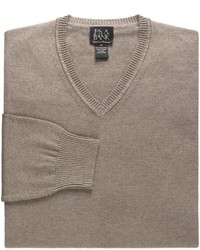 Signature Pima Cotton V Neck Sweater