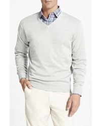 Peter Millar Silk Cotton Cashmere V Neck Sweater
