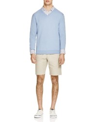 The Store At Bloomingdales V Neck Cotton Cashmere Sweater 100%