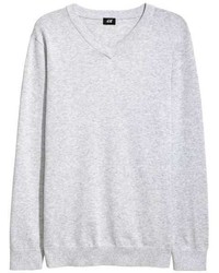 H&M V Neck Cotton Sweater