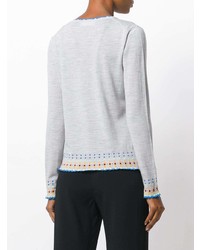 Peter Pilotto V Neck Embroidered Sweater