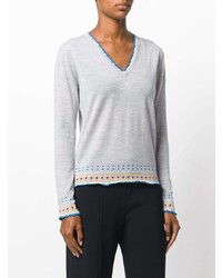Peter Pilotto V Neck Embroidered Sweater