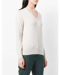N.Peal V Neck Knitted Sweater