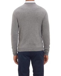 Malo V Neck Sweater Grey