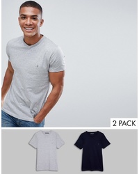 French Connection 2 Pack V Neck T Shirt