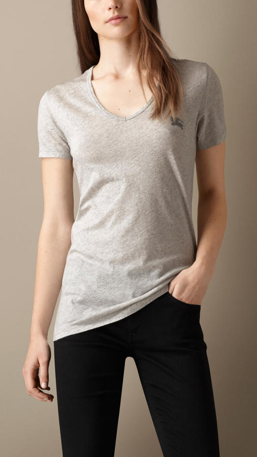 burberry v neck t shirt