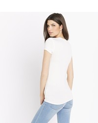 Dynamite Fitted V Neck Tee